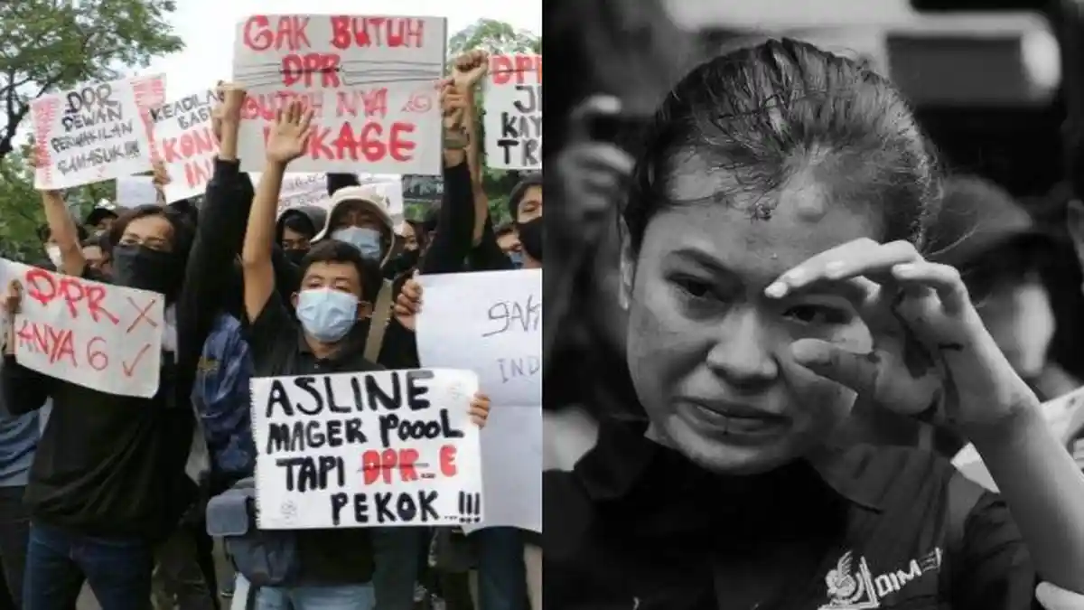 Demo Tolak UU Cipta Kerja di Semarang, Mahasiswi Berdarah Kena Lemparan Besi, Ini Kronologinya