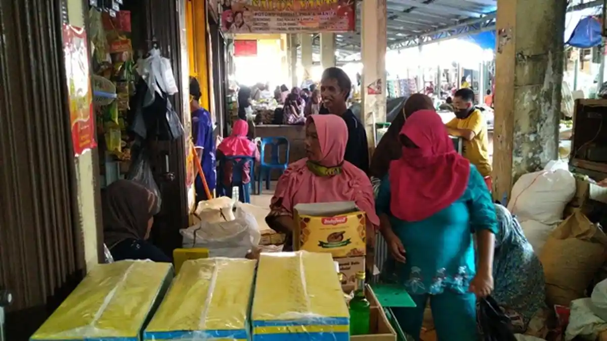 H-2 Hari Raya Idul Fitri, Harga 3 Bahan Pangan Ini Justru Turun di Pasar Indralaya Ogan Ilir