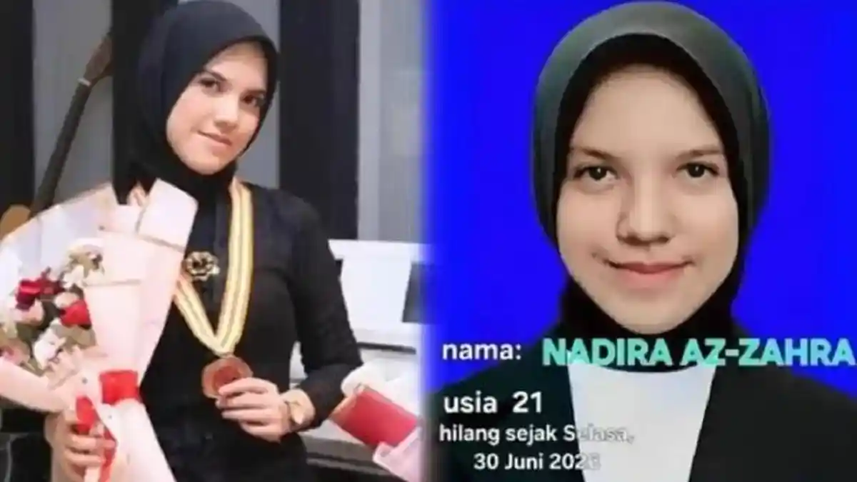 Kondisi Nadira Az Zahra, Mahasiswi Telkom University Ditemukan Selamat, Sempat Dirawat Orang Baik - Bangkapos.com
