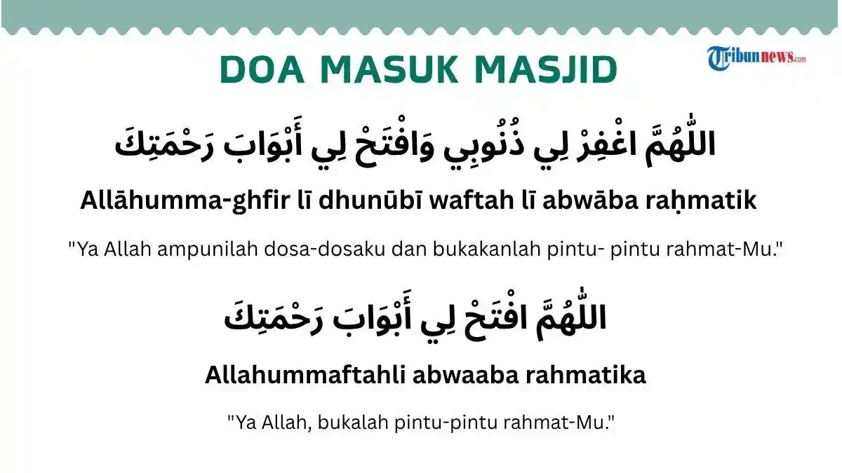 Doa Masuk Masjid, Pembuka Pintu Rahmat yang Ringan Diamalkan