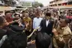 Jokowi Blusukan ke Pasar Baru Banjarmasin