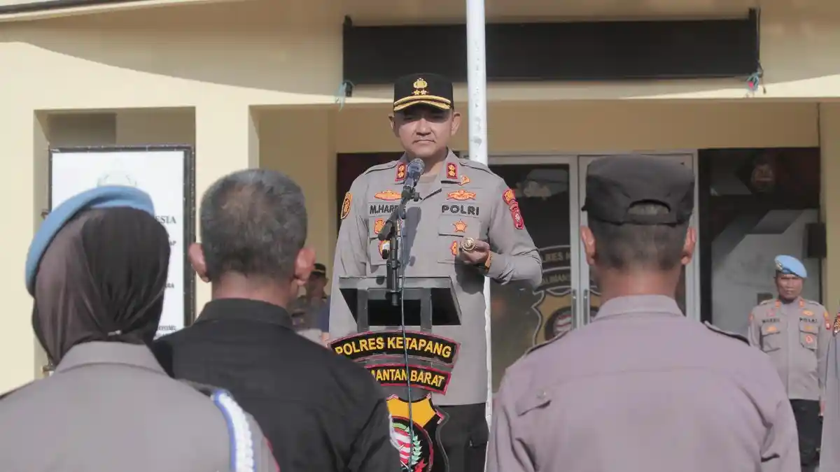 Pimpin Apel Pagi, Kapolres Ketapang Tekankan Pengawasan Melekat untuk Wujudkan Kinerja yang Optimal