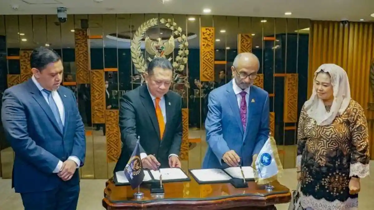 Bamsoet dan Presiden GCTP Tandatangani MoU Penyebarluasan Budaya Toleransi dan Perdamaian