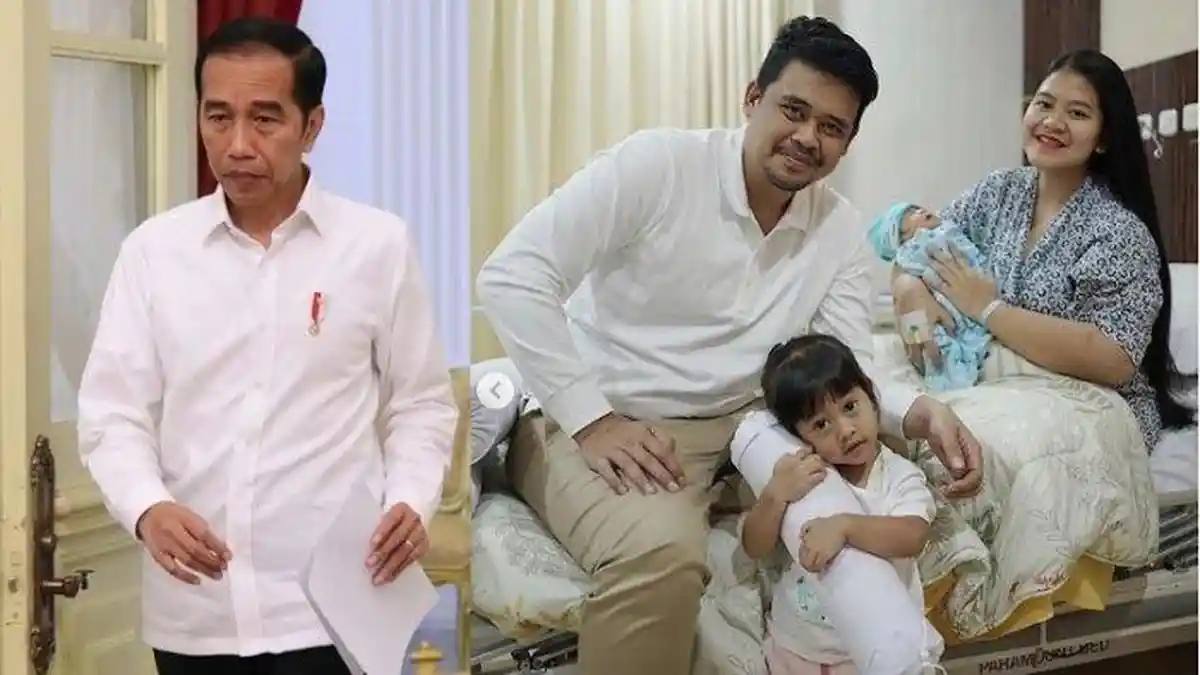Nama Cucu Keempat Presiden Jokowi Diumumkan Bobby Nasution