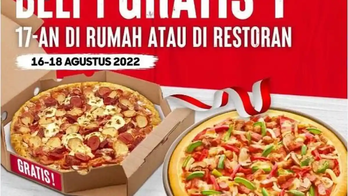 Promo Kemerdekaan di Pizza Hut hingga Gulu Gulu, Beli 1 Gratis 1