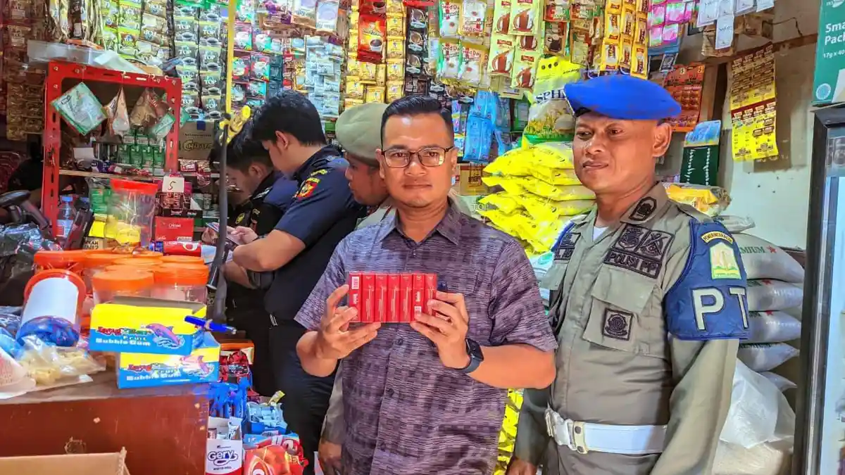 Satpol PP-WH Sita Ribuan Batang Rokok Ilegal di Banda Aceh dan Aceh Besar