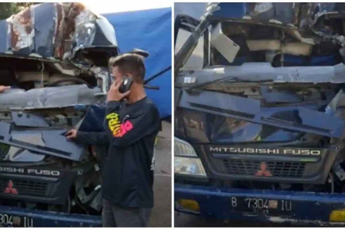 Kecelakaan Maut Tadi Pagi, Seorang Penumpang Tewas di Tempat, Mobil yang Ditumpangi Menabrak Truk