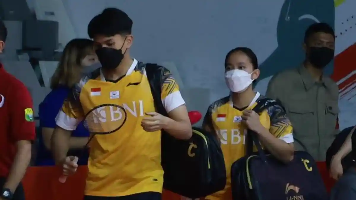 Adnan Maulana/Mychelle Crhystine Bandaso baru Main Sebentar Langsung Mundur