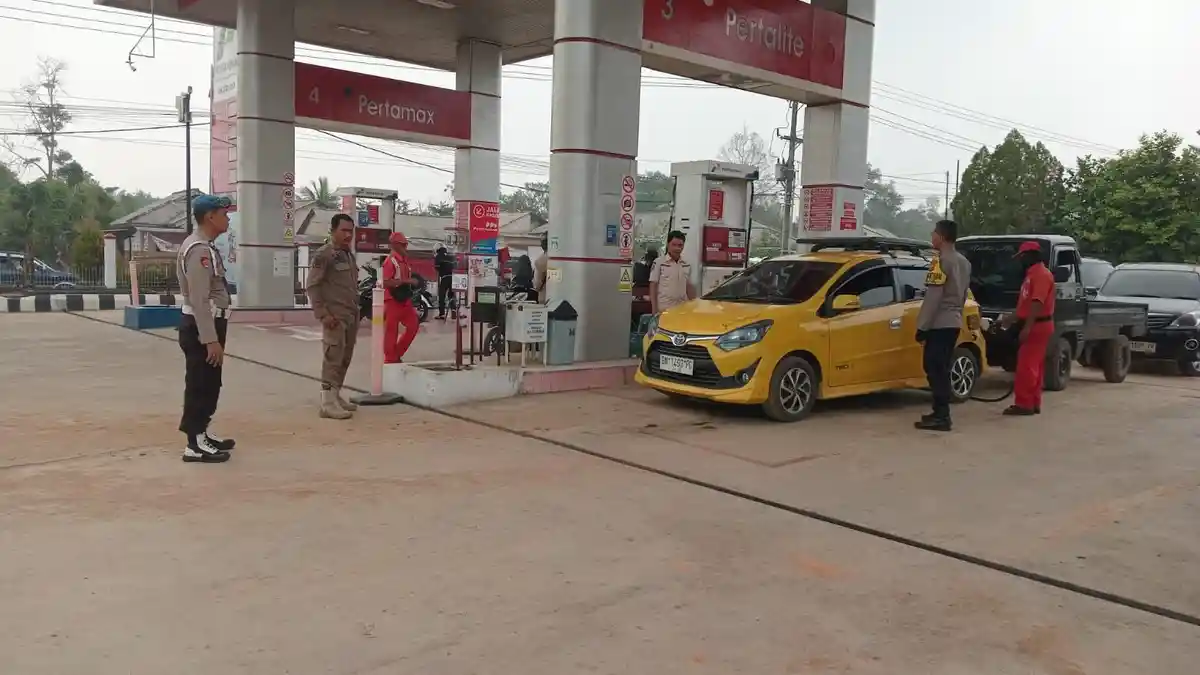 Satpol PP dan Polisi Perketat Pengawasan SPBU di Kabupaten Bangka