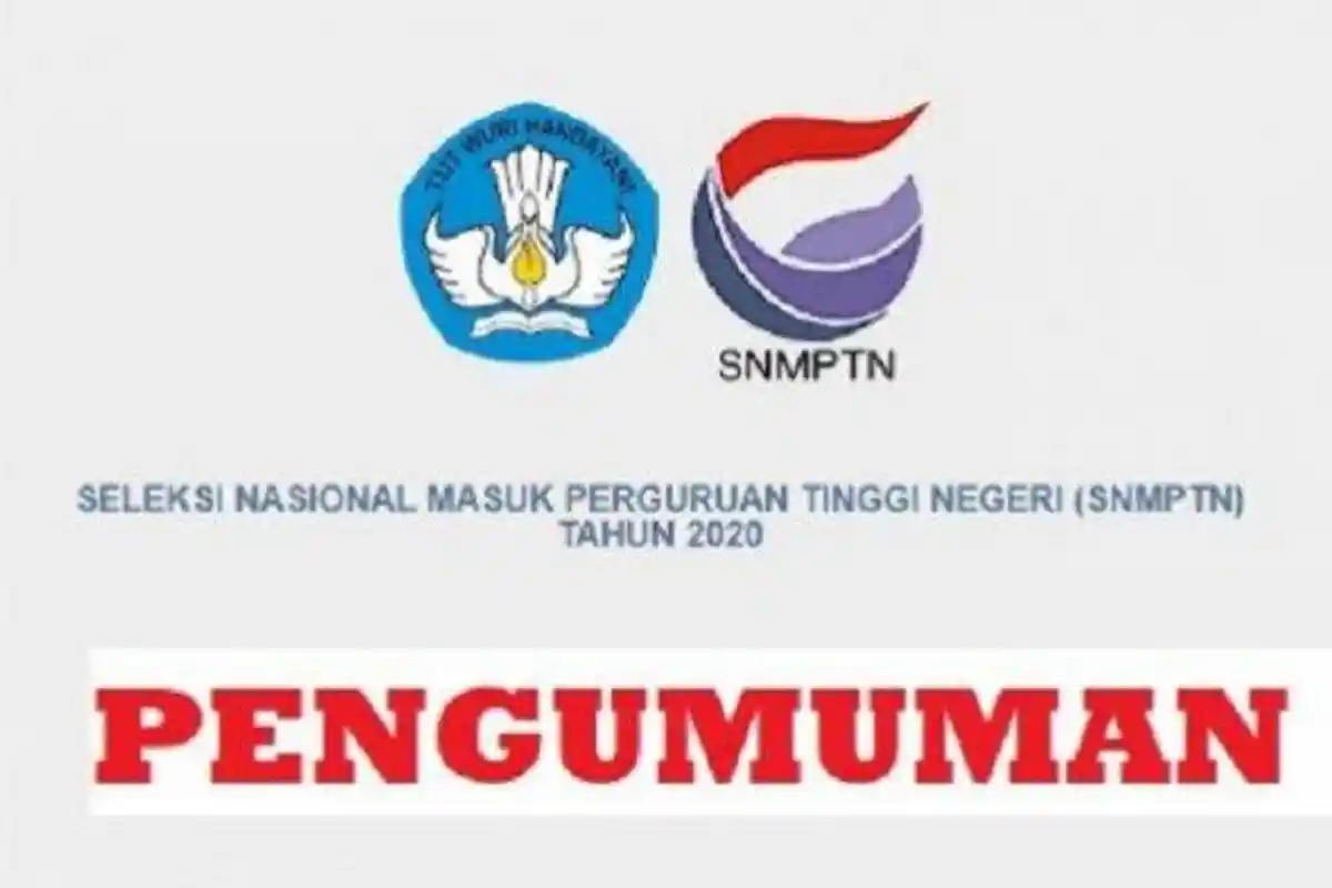 RESMI! 96.469 Siswa Diterima Lewat Jalur SNMPN 2020, Lihat Pengumuman di Sini Mulai Pukul 13.00 WIB