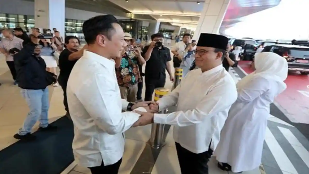 AHY Antar dan Jemput Anies Baswedan Ibadah Haji, Sinyal Bakal Jadi Cawapres?