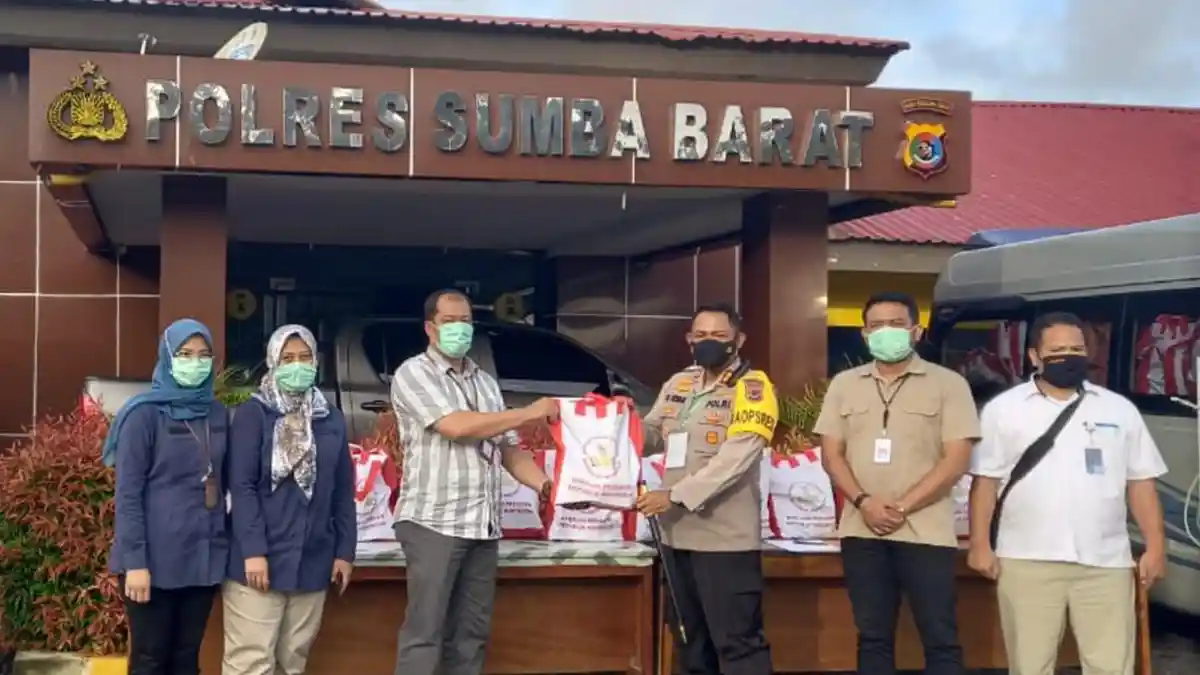 Polres Sumba Barat Terima Bantuan  1000 Paket Sembako  Dari Presiden RI Joko Widodo, Simak INFO