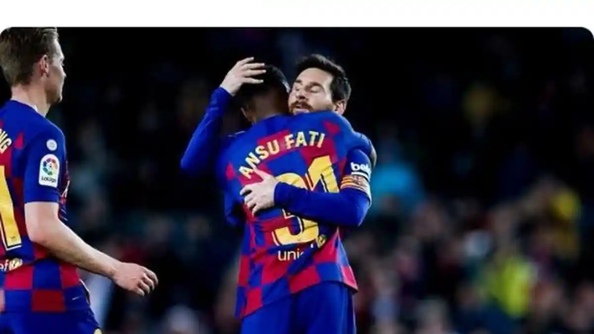 Hasil Liga Spanyol Malam Tadi: Messi Bantu Bocah Ajaib Barca Cetak Sejarah, Barcelona Menang