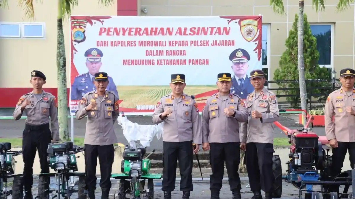 Polres Morowali Luncurkan Program Pinjam Pakai Alsintan Gratis untuk Dukung Ketahanan Pangan