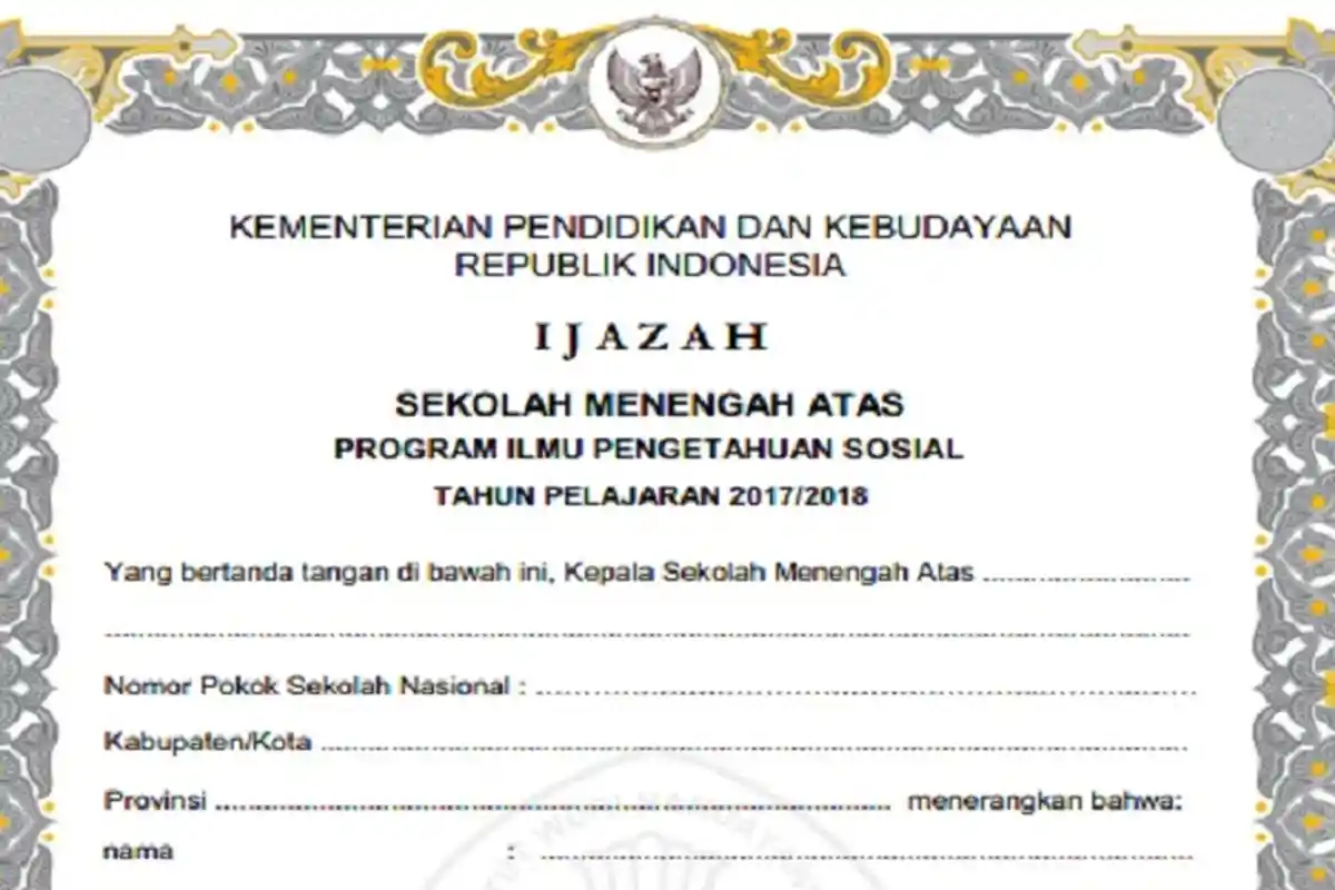 Mau Daftar CPNS dan PPPK Tapi Bingung Cari Nomor Ijazah SMA, SMK, D3, S1 Ada di Mana? Ini Letaknya