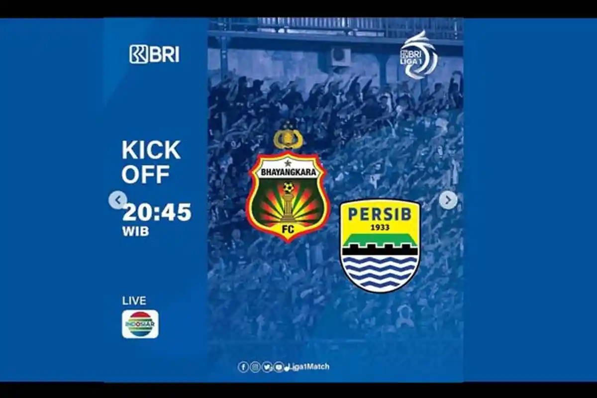 Preview Bhayangkara FC vs Persib Bandung, Inilah Susunan Pemain Kedua Tim