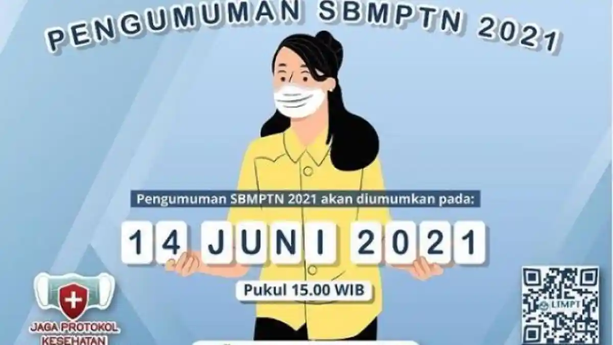 184.942 Peserta Lulus Seleksi SBMPTN 2021, Begini Cara Cek Nama yang Lolos