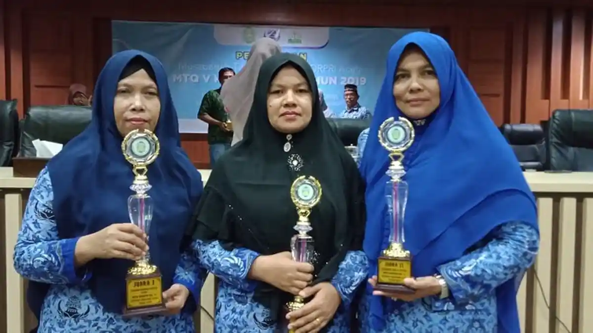 ASN Langsa Raih 3 Medali di MTQ Korpri Provinsi Aceh