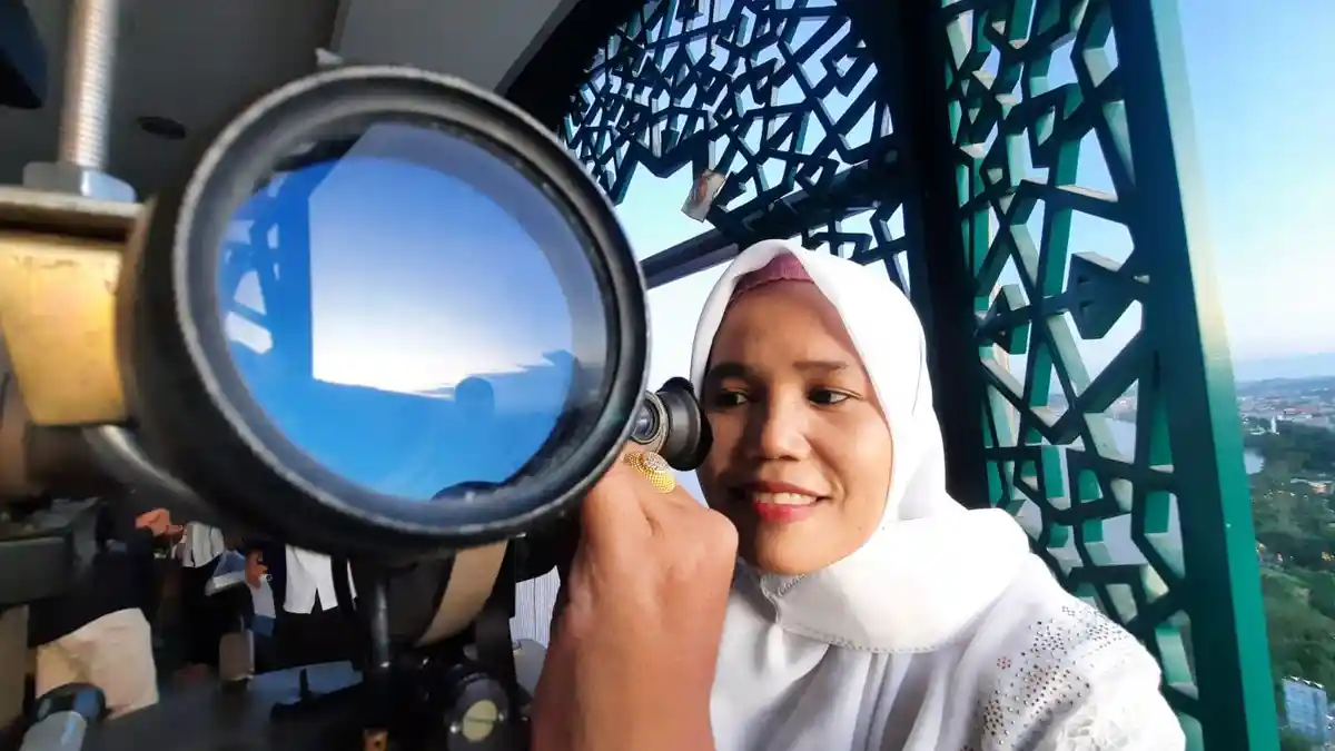 Rukyatul Hilal di Menara Asmaul Husna Islamic Center Samarinda, Hasilnya Dibawa ke Pusat