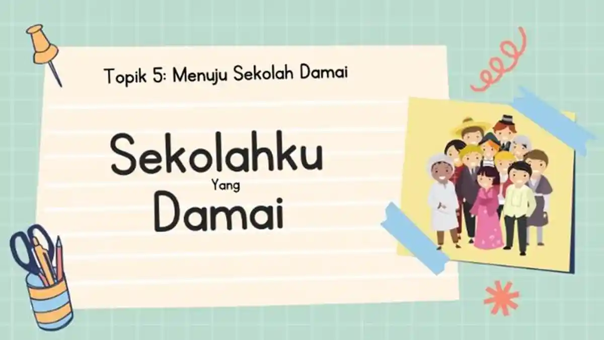 Kunci Jawaban Soal Latihan Pemahaman Materi Konsep Sekolahku yang Damai, Modul Sekolahku yang Damai