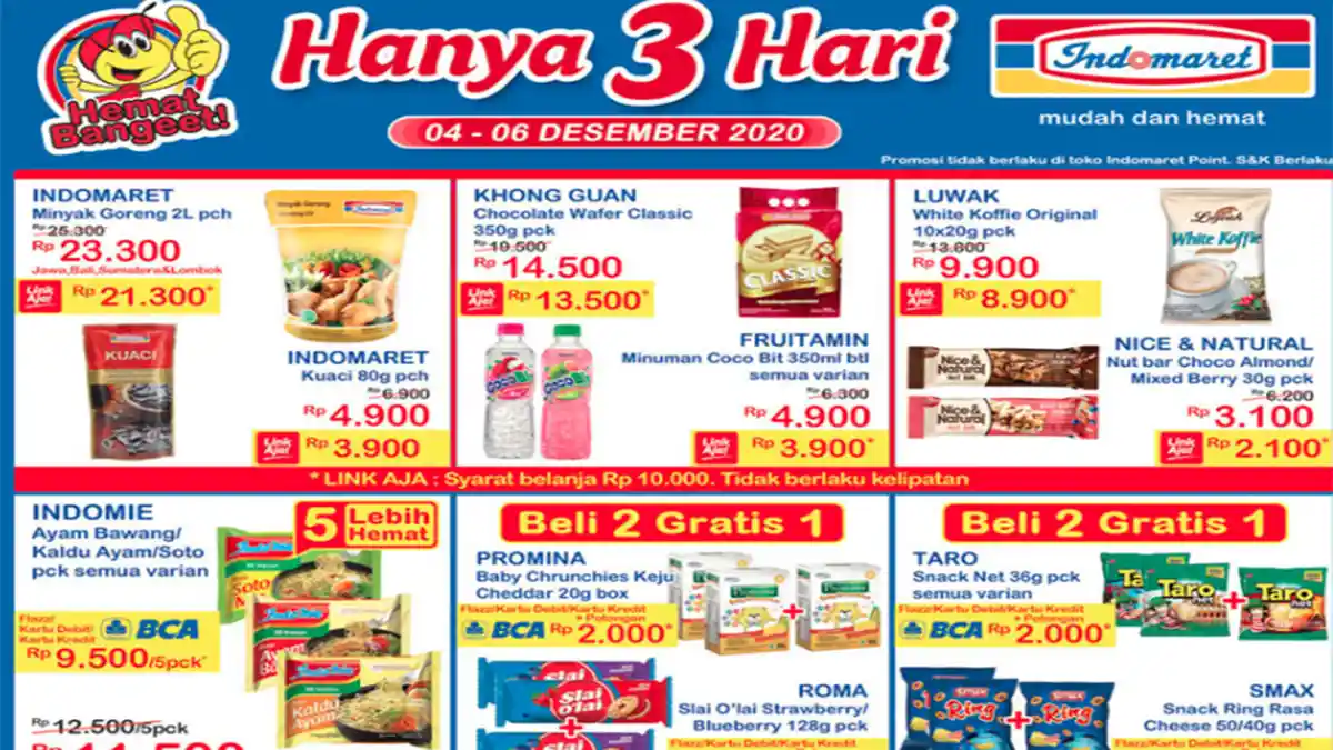 Update Katalog Promo JSM Indomaret Periode 5 - 6 Desember 2020 SOKLIN dari Rp 17.700 Jadi Rp 10.500