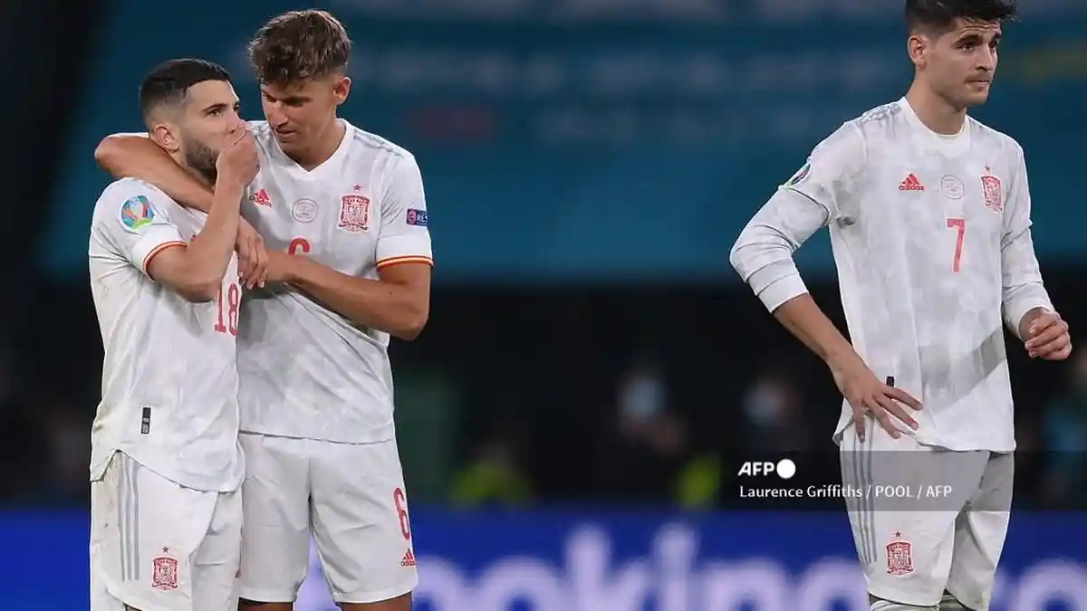Spanyol Terhenti di Semifinal Euro 2021, Begini Pembelaan Enrique Kepada Dani Olmo & Morata