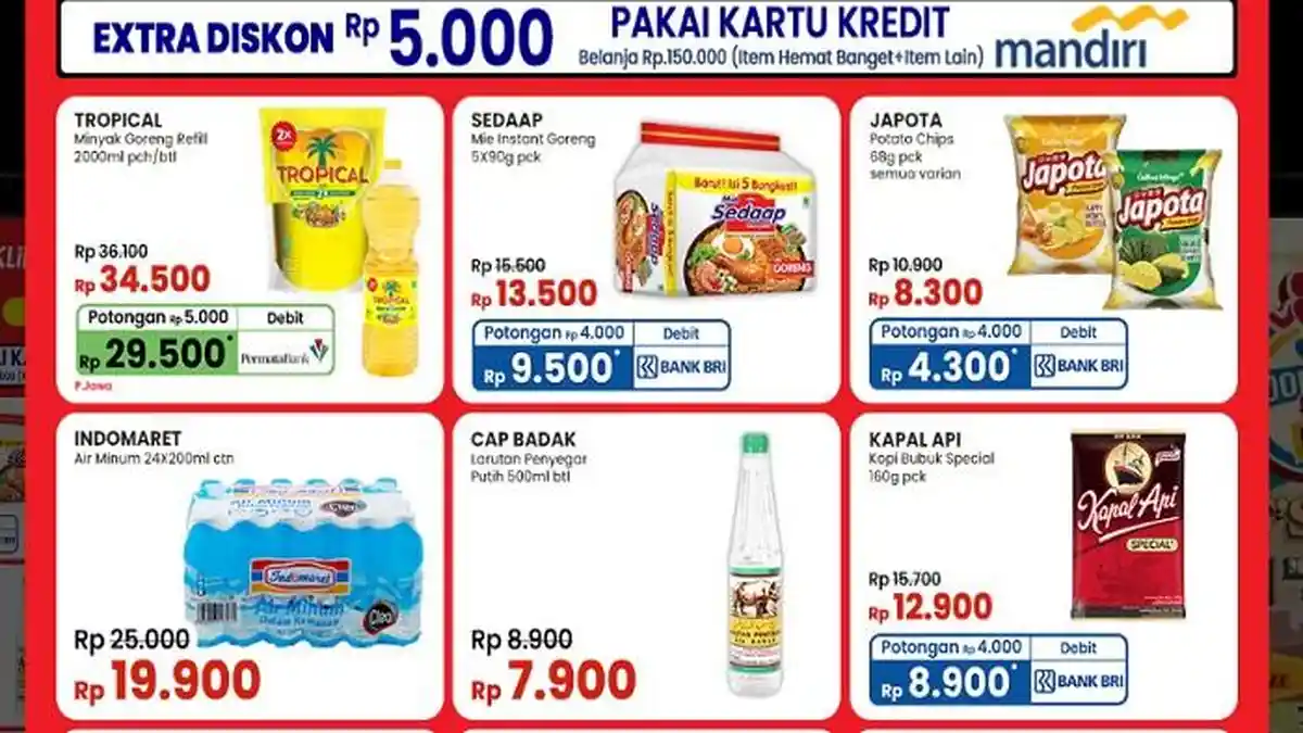 3 Katalog Promo Indomaret Hanya Hari Ini 26 Juni: Hemat Bangeet, Paling Murah, Promo Gratisan