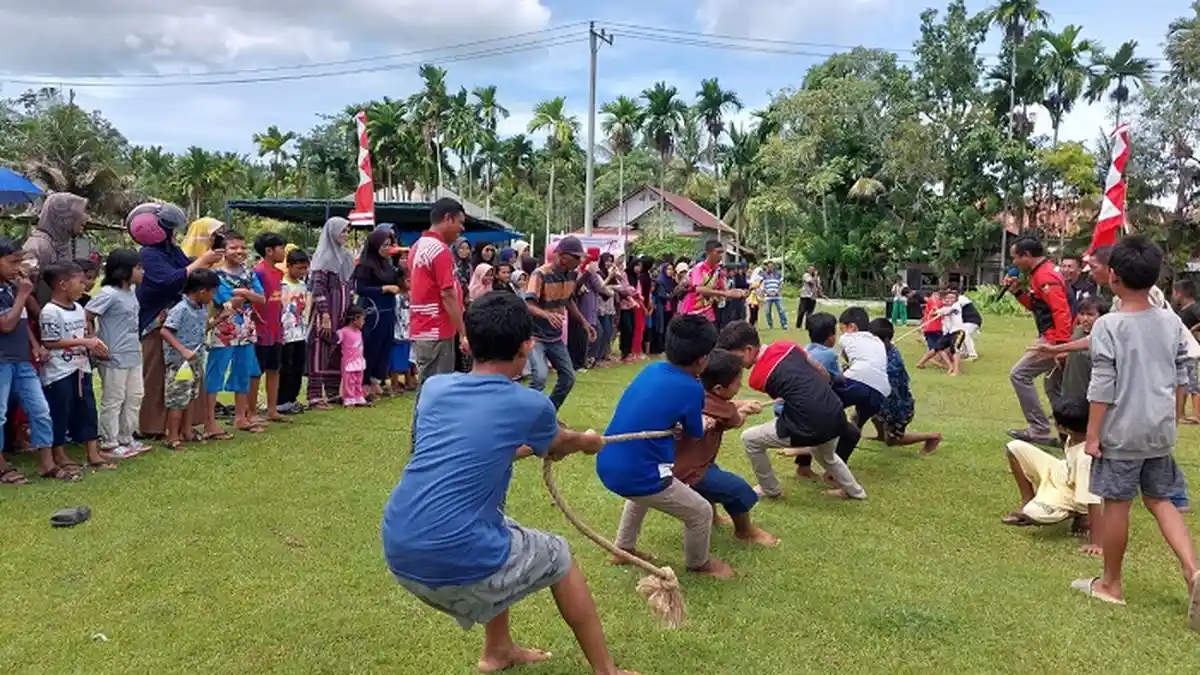 Rayakan HUT RI, Pemuda Lapang Gelar Aneka Lomba