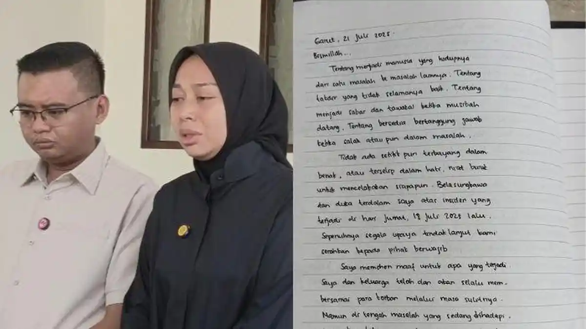 "Semoga Allah Mengampuni" Curhat Wabup Garut Putri Karlina setelah Insiden Makan Gratis