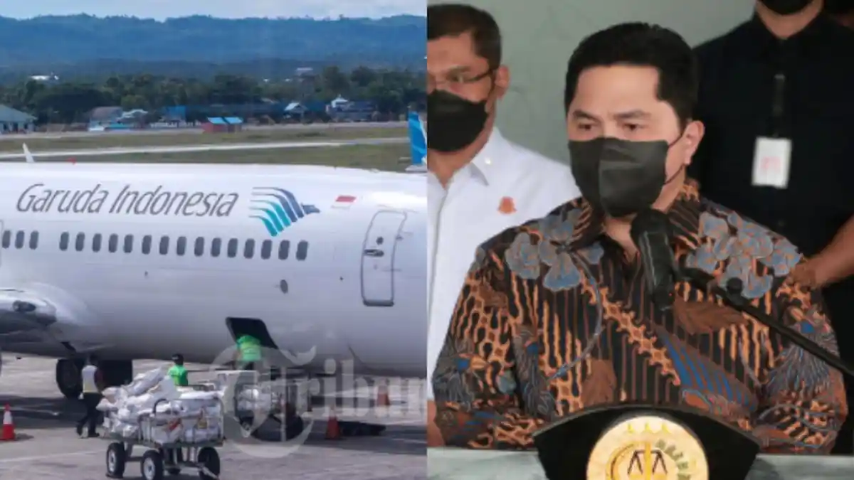 Menteri BUMN Erick Thohir Tak Bisa Berjanji Garuda Indonesia Tak akan Bangkrut