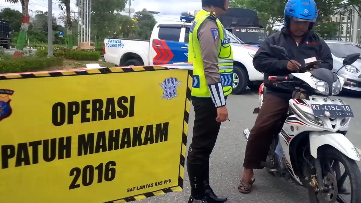 Wah, Polisi Keluarkan 1.200 Surat Tilang Selama Operasi Patuh di Kota Minyak