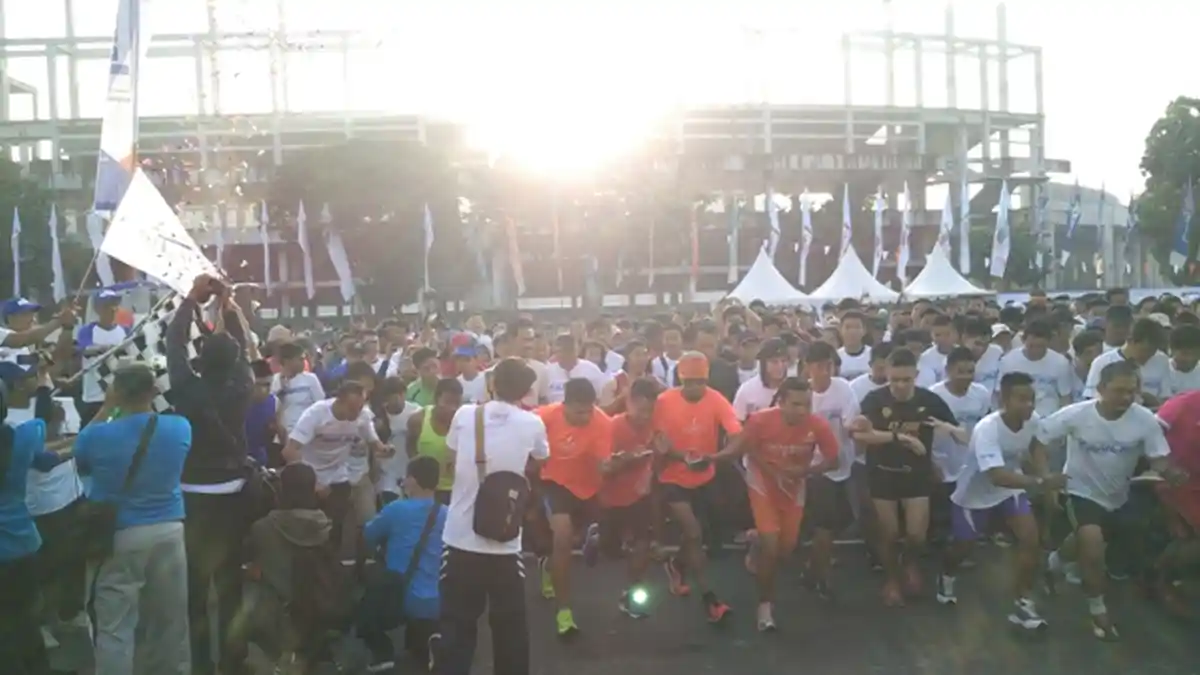 REALTIME NEWS : Bendera Start Dikibarkan, Ribuan Peserta Rail Run Langsung Mulai Berlari