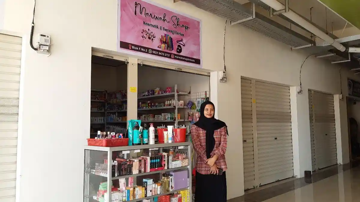 Cerita Sasmita, Penjual Kosmetik di Pasar Modern Limboto Gorontalo