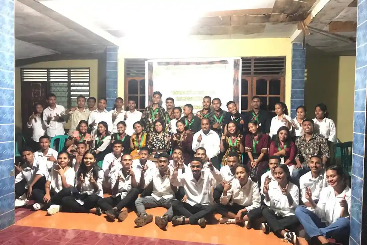 31 Anggota Baru Himpunan Mahasiswa Pemuda Pelajar Keo Tengah di Kupang Resmi Dilantik