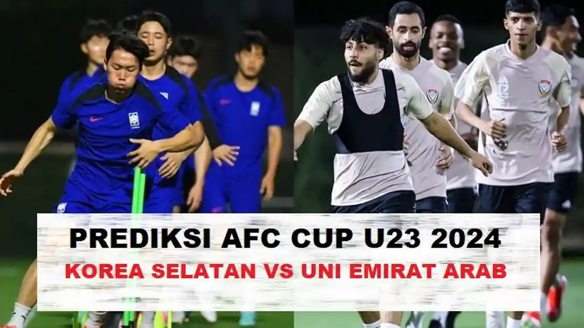 PREDIKSI Korea Selatan U23 Vs UEA U23 : Skor, H2H dan Line Up, Jadwal AFC Cup 2024 Grup B