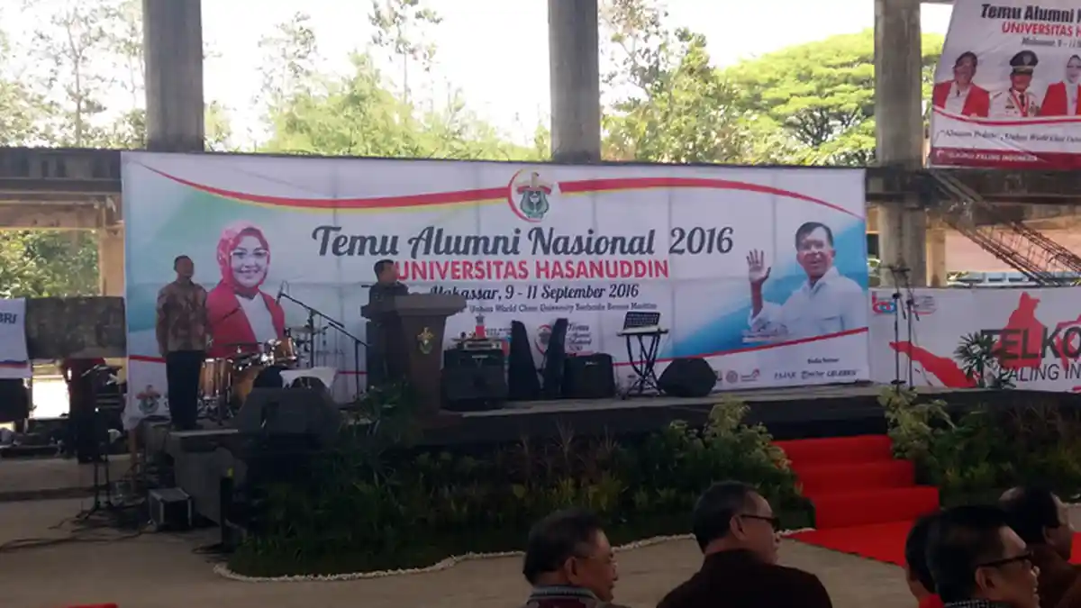 Wapres Jusuf Kalla Hadiri Temu Alumni Nasional Unhas di Makassar