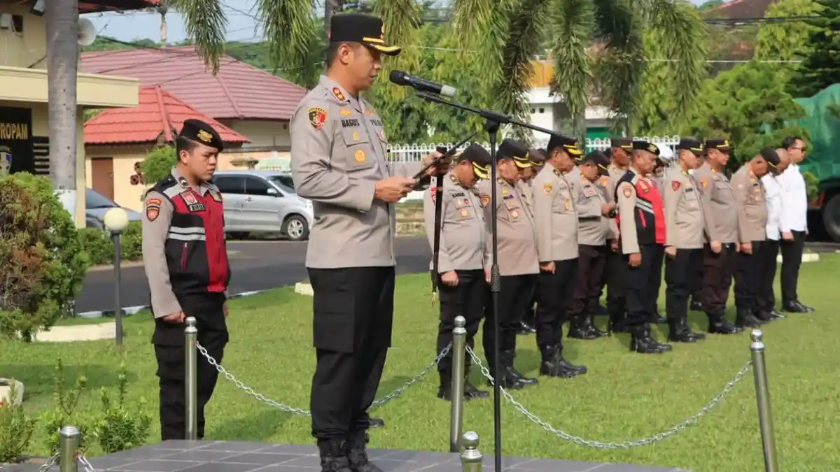 Kapolres Ogan Ilir Ingatkan Anggota Tak Terlibat Kasus Narkoba, Ancamannya PTDH
