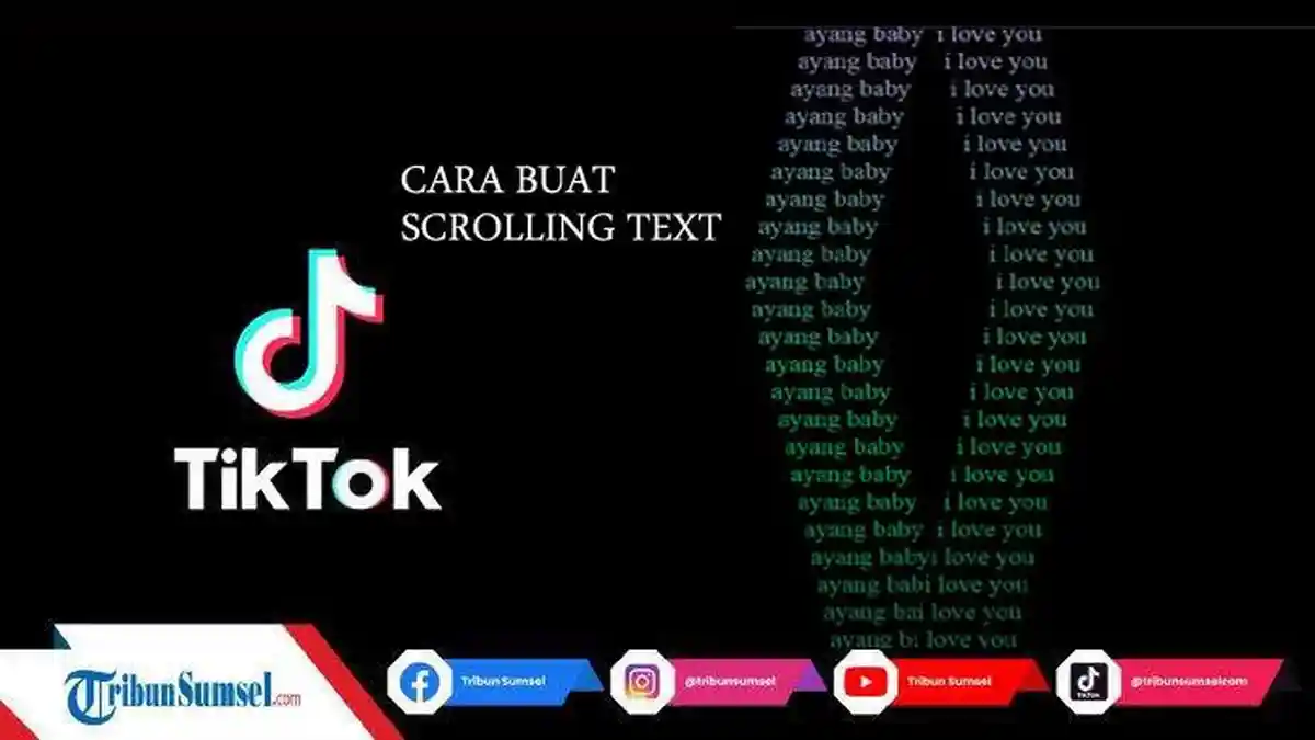 Scrolling Text Viral di Tiktok, Ini Cara Membuat Scrolling Text Pesan Sendiri di patorjk.com