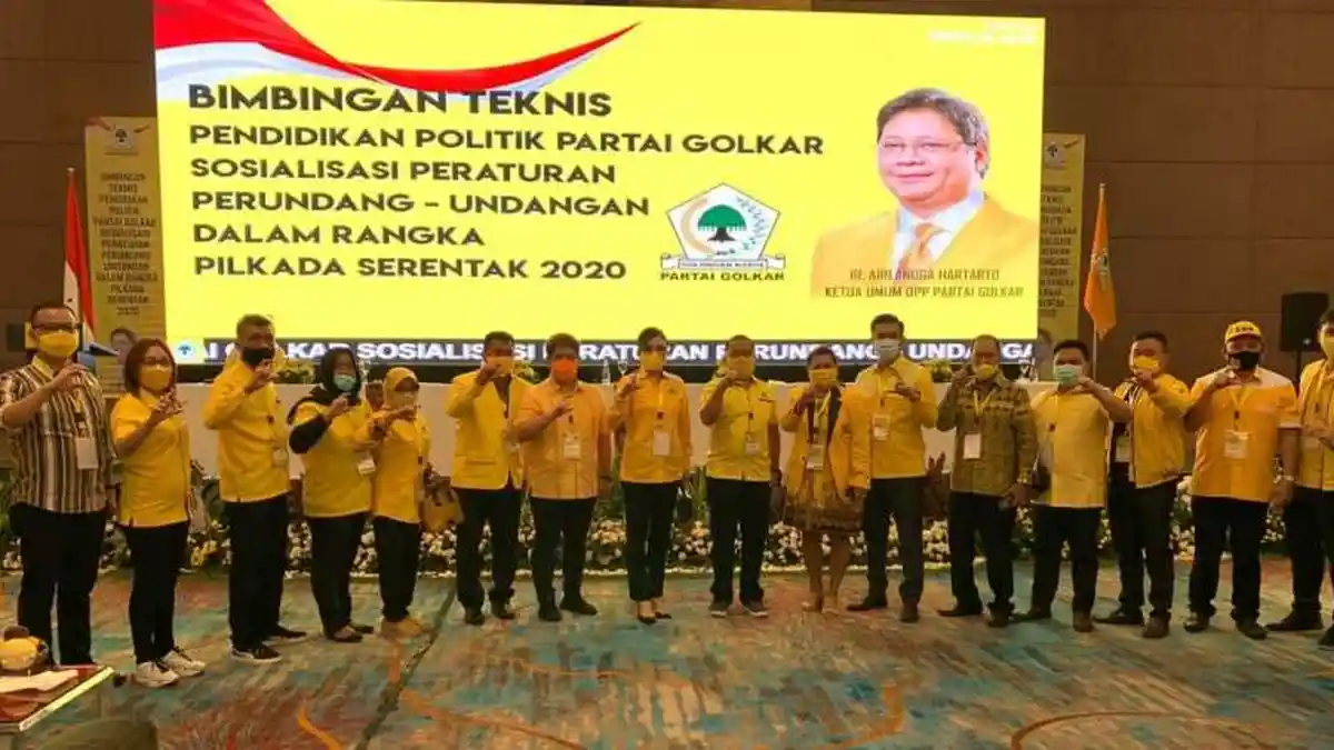 Ikut Bimtek Partai Golkar, Tetty Paruntu: Golkar Makin Mantap Hadapi Pilkada