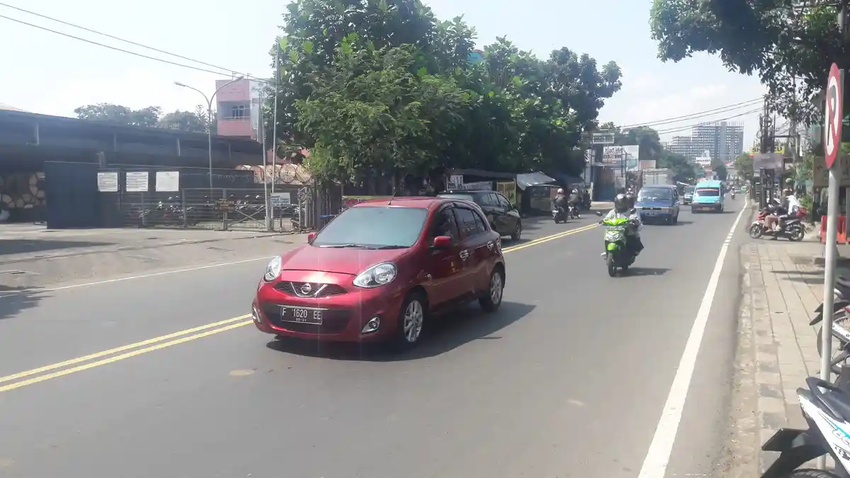 Lalu Lintas Jalan KS Tubun Bogor Jelang Siang Ini Lancar di Dua Arah