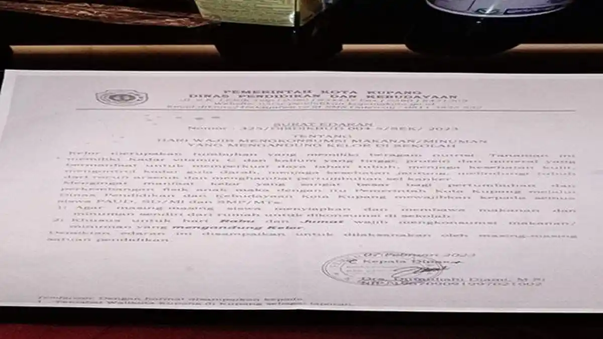 Dinas Pendidikan Kota Kupang Wajibkan Peserta Didik Makan Kelor