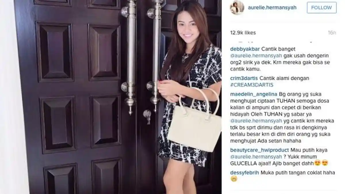 Berpose Sambil Jinjing Tas, Aurel Disebut Kayak Tante-tante