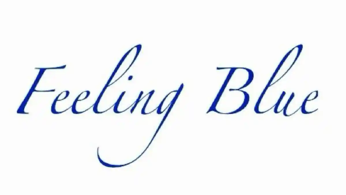 Идиоматическое выражение «feeling blue» означает грусть, а не цвет