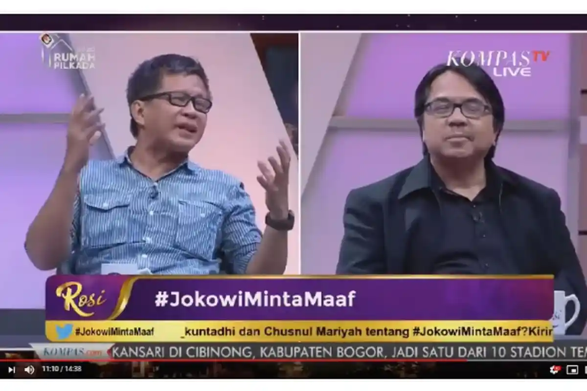 Dengar Dosen UI Bahas Celana Cingkrang, Rocky Gerung Tertangkap Kamera sampai Elus-elus Kepala