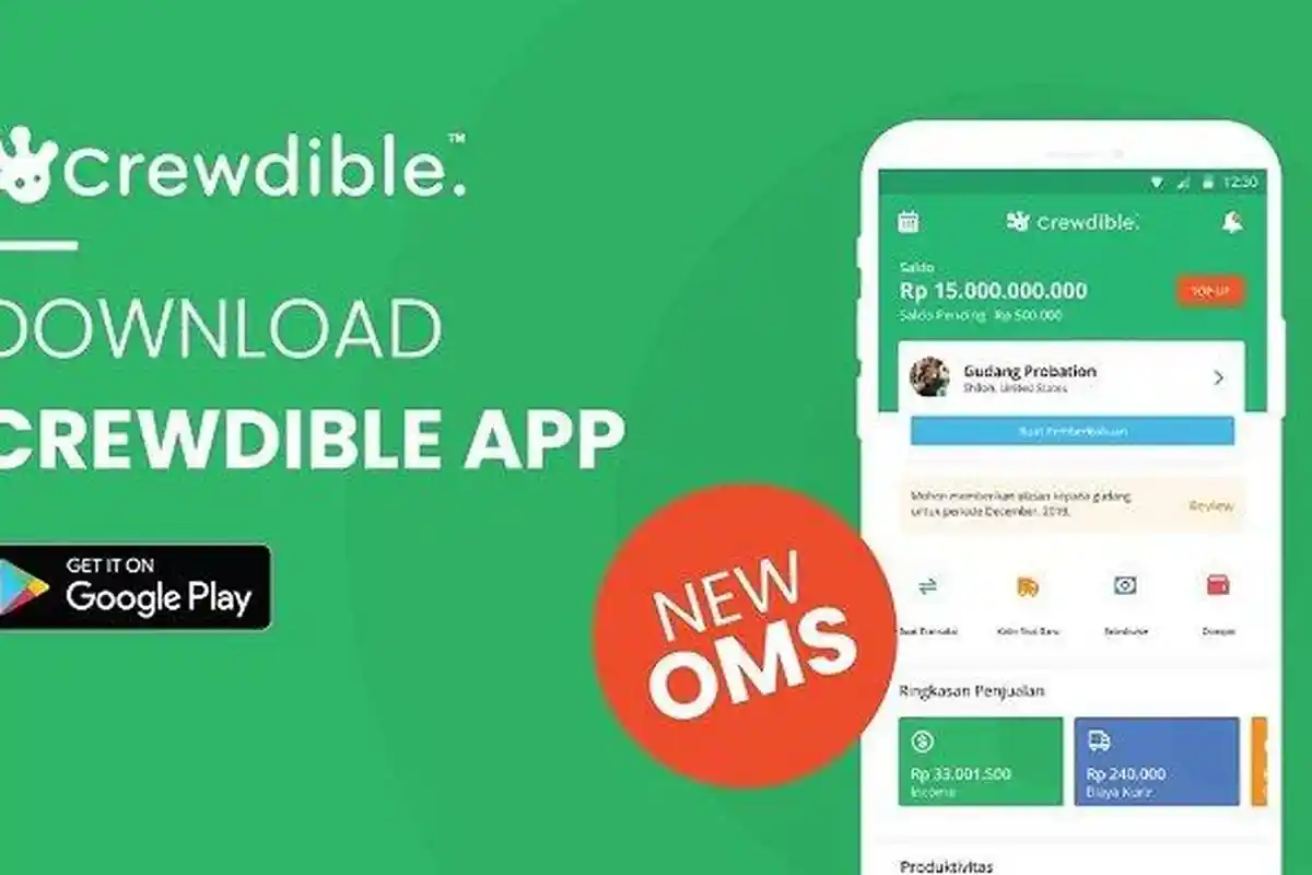 Pelaku Online Shop dan UMKM, Ini Ragam Pembaruan Aplikasi Crewdible, Ada Fitur Quality Control