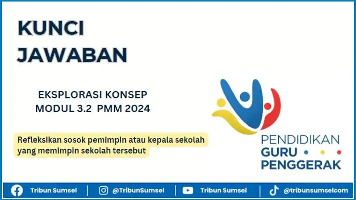 Kunci Jawaban Eksplorasi Konsep Modul 3.2, Refleksikan Sosok Pemimpin Atau Kepala Sekolah, PMM 2024
