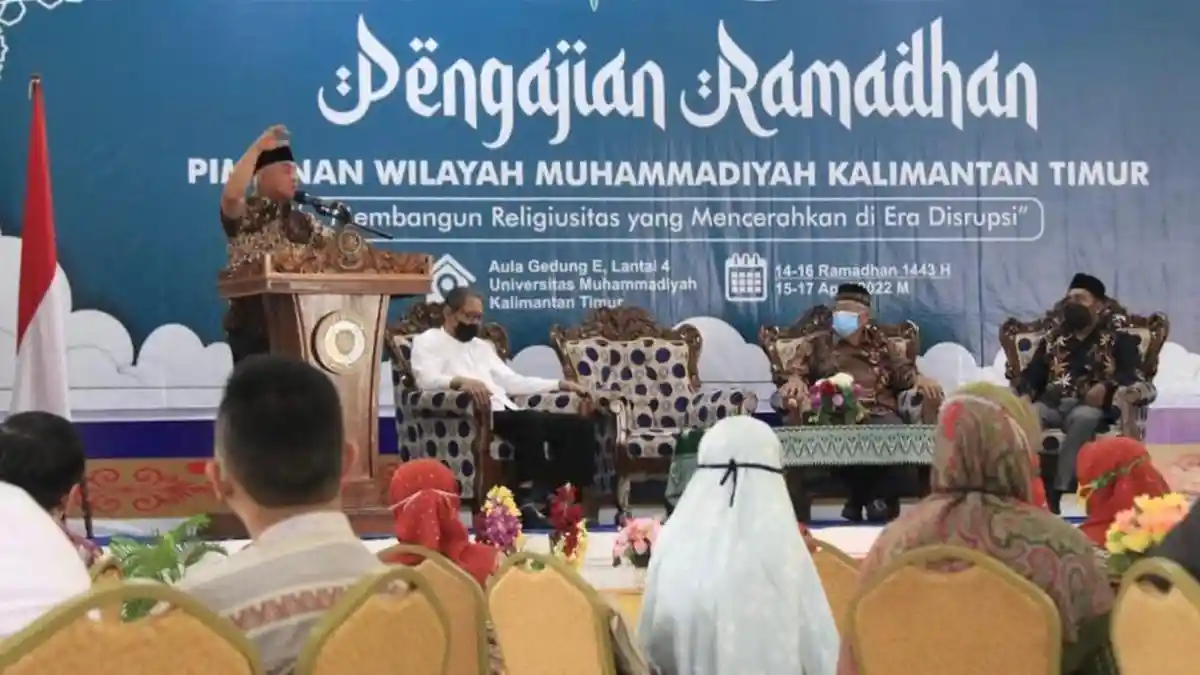 Gubernur Isran Noor Hadiri dan Buka Pengajian di PW Muhammadiyah Kaltim, Ini Pesannya