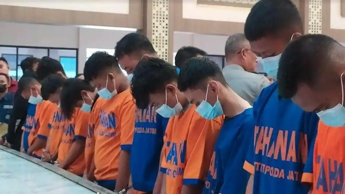 Akhirnya Perguruan Silat yang Keroyok 5 Polisi di Jember Ditutup, 13 Tersangka, Bikin Resah Warga