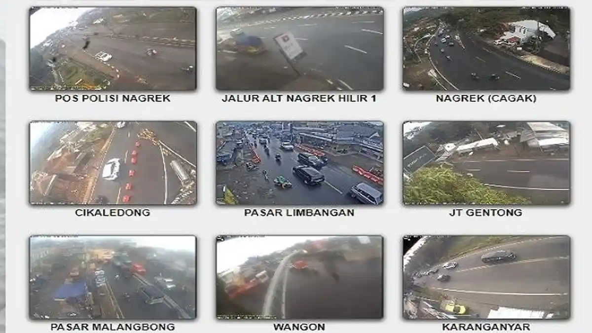 Akses CCTV Mudik Lebaran Non Jalan Tol, Kondisi Arus Mudik Pejagan hingga Nagrek