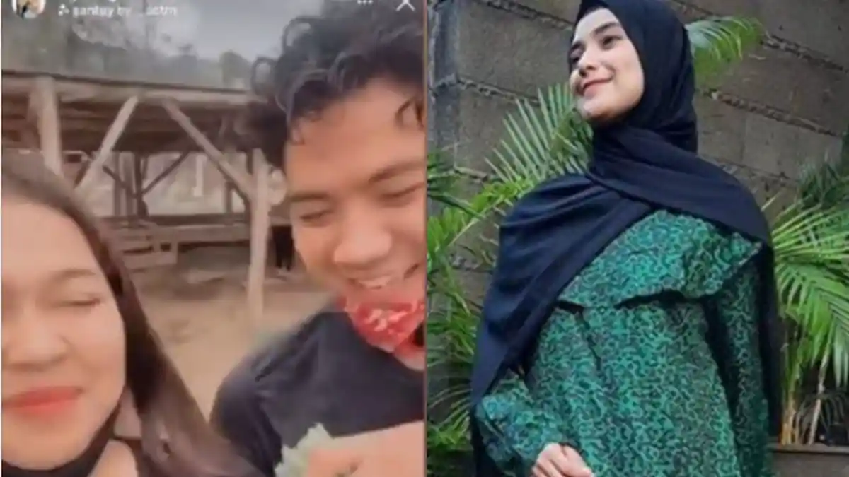 Sangsara Nadya Hidup dengan Perut Besar, Rizko DA Malah Kepergok Liburan Bareng Wanita, Cium Pipi!